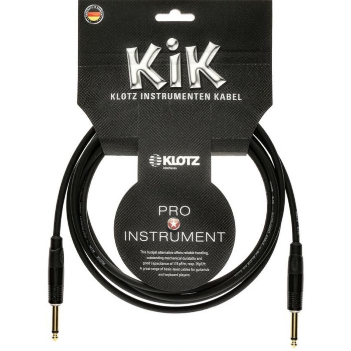 Klotz KIK Pro Instrument Cable 6m Black