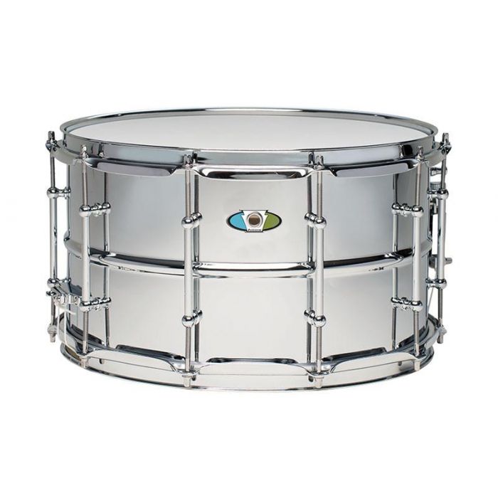 Ludwig Supralite 14" x 8" Snare Drum Front View