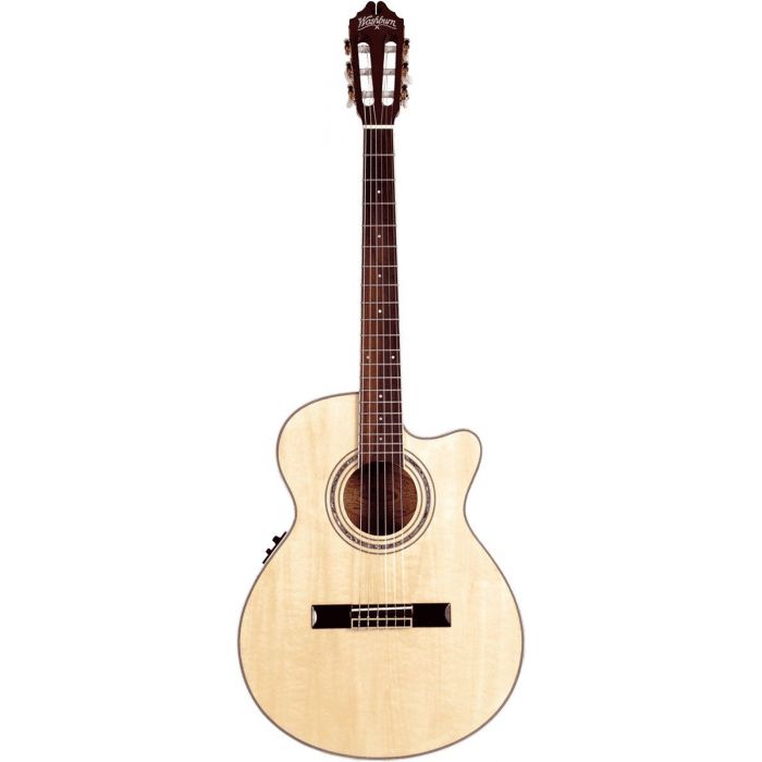 Electro Acoustic, Mini Jumbo style classical nylon string guitar from Washburn