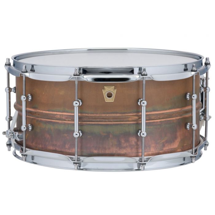 Ludwig Copper Phonic 14 x 6.5 Snare Drum Front