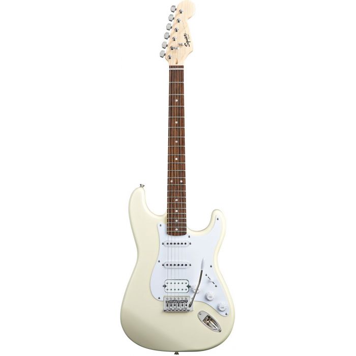 Squier Bullet Strat with HSS Pickup  in Arctic White Front