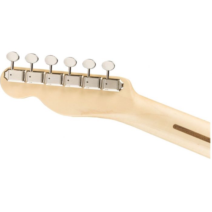 Rear view of the headstock on a Butterscotch Blonde Cabaronita Telecaster