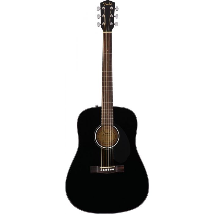 Fender CD-60S Dreadnought Acoustic Guitar WN Black