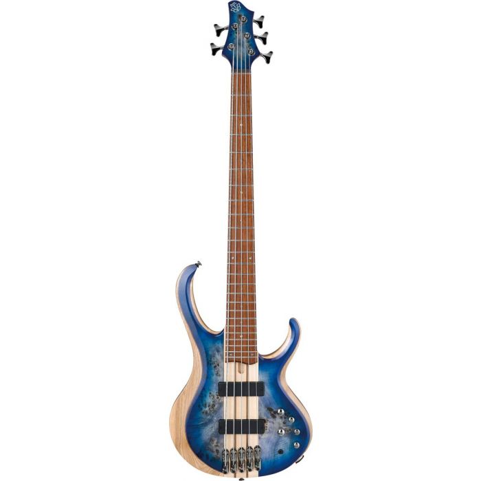 Ibanez BTB845-CBL BTB 5-String Bass Cerulean Blue Burst Low Gloss