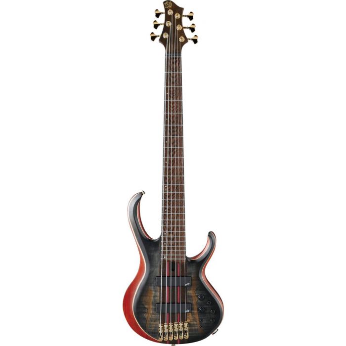 Ibanez BTB1906SM-SKB BTB Premium 6-String Bass with Gig Bag Surreal Black Burst