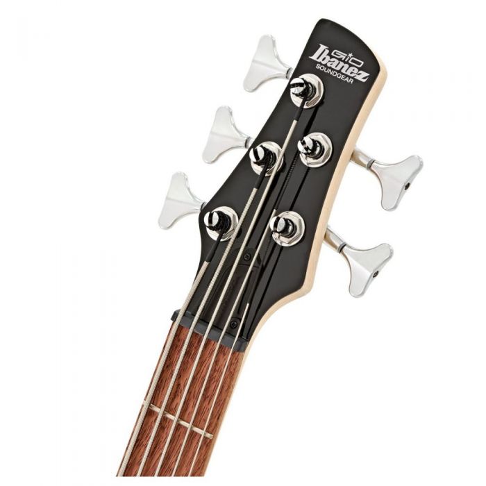 Headstock on a GSR205 5-Stringed Bass from Ibanez