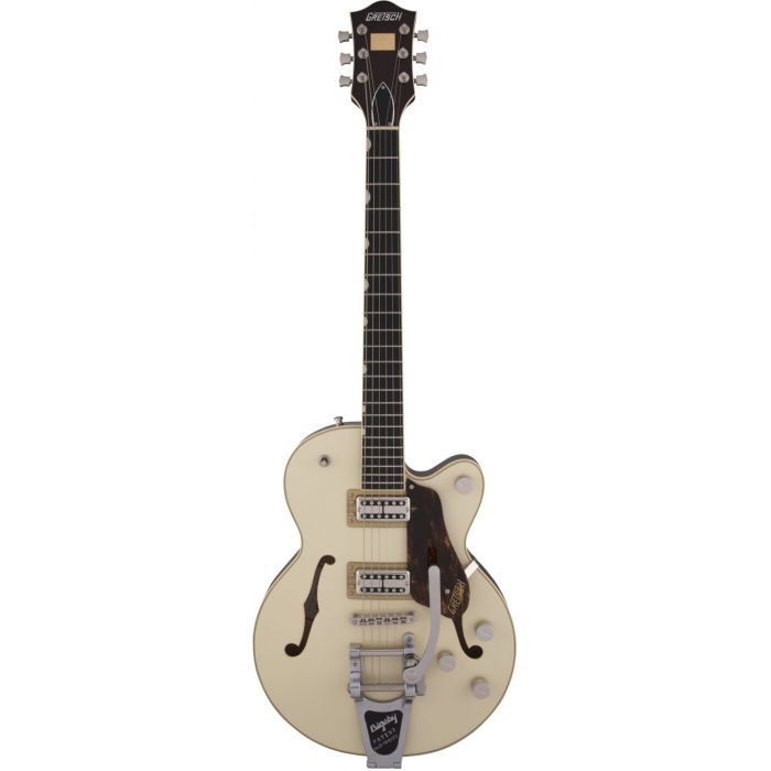 Gretsch G6659T Players Broadkaster Jr TwoTone Lotus Ivory/Walnut Front