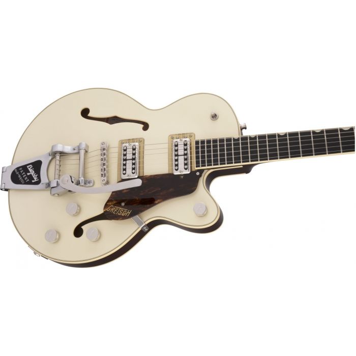 Gretsch G6659T Players Broadkaster Jr TwoTone Lotus Ivory/Walnut Right Body