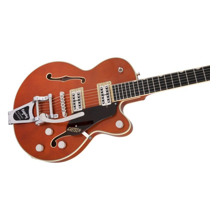 Gretsch G6659T Players Broadkaster Jr Roundup Orange Right Body