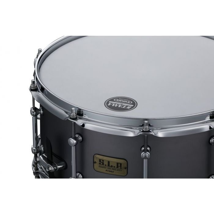 Top View of Tama SLP Sonic Stainless Steel Snare Drum