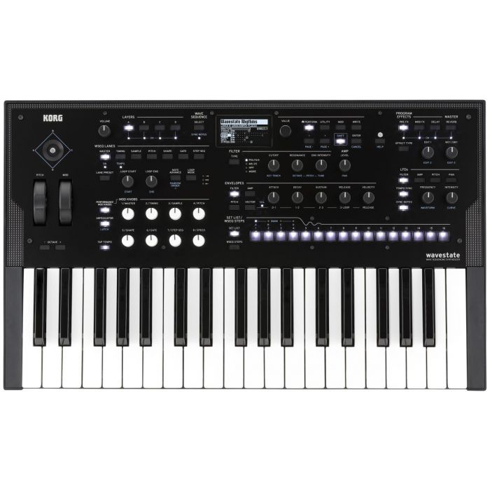 Korg Wavestate Synth Top Down