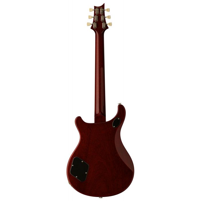 Rear view of a PRS S2 McCarty 594 Electric Guitar Scarlet Red