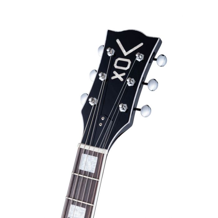Vox Bobcat V90 Semi-Acoustic Guitar Headstock