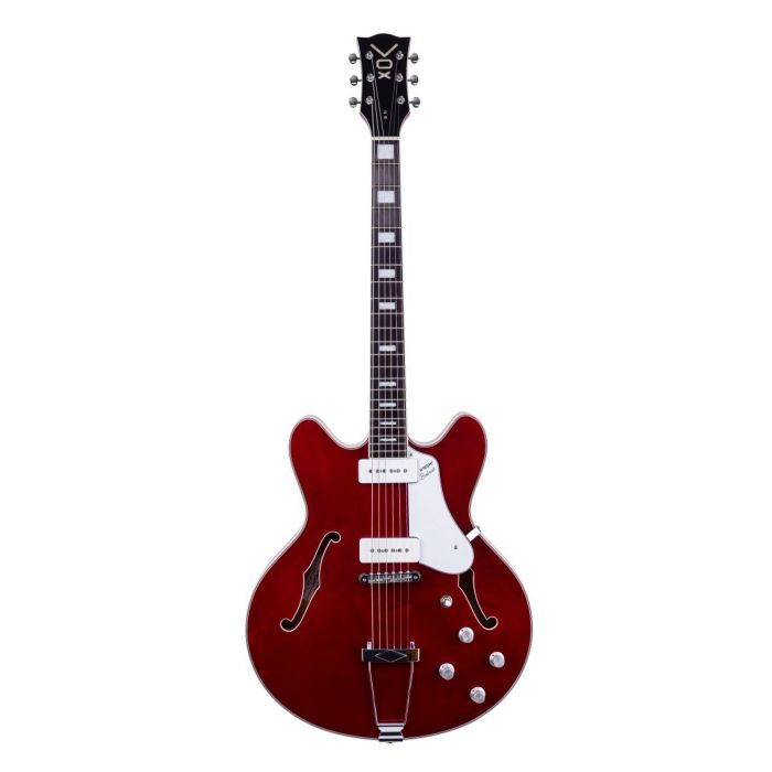 Vox Bobcat V90 Semi-Acoustic Guitar Red