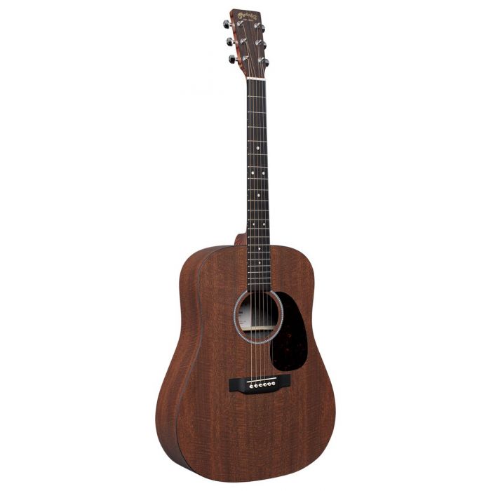 Full front view of a Martin D-X1E HPL Mahogany Electro Acoustic guitar