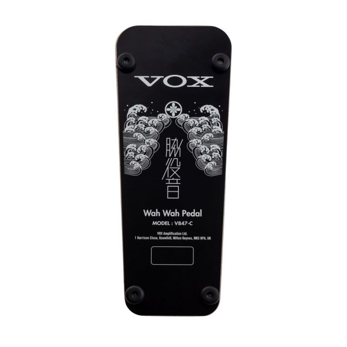 Vox V847-C Custom Wah Pedal Underneath View