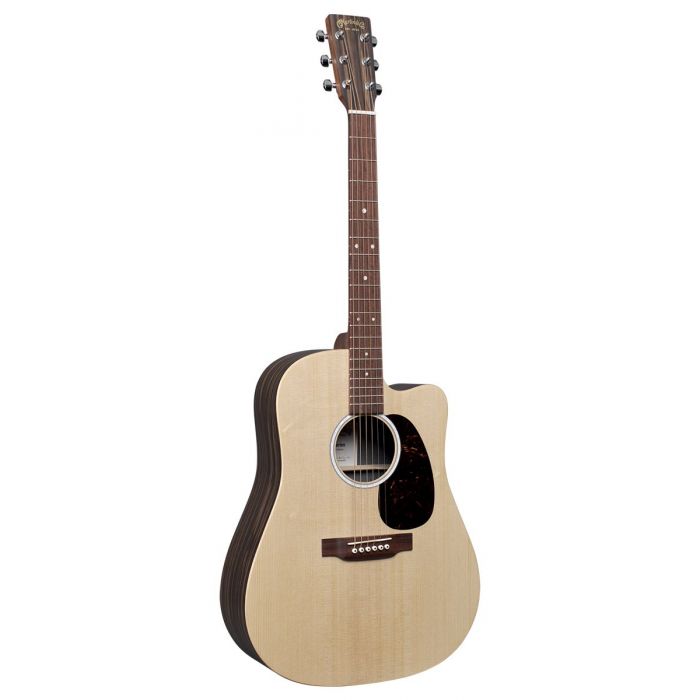 Full frontal view of a Martin DC-X2E Macassar Electro Acoustic Guitar