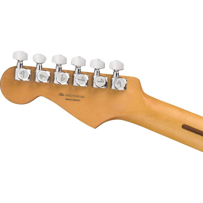 Tom Morello Stratocaster Back of Headstock
