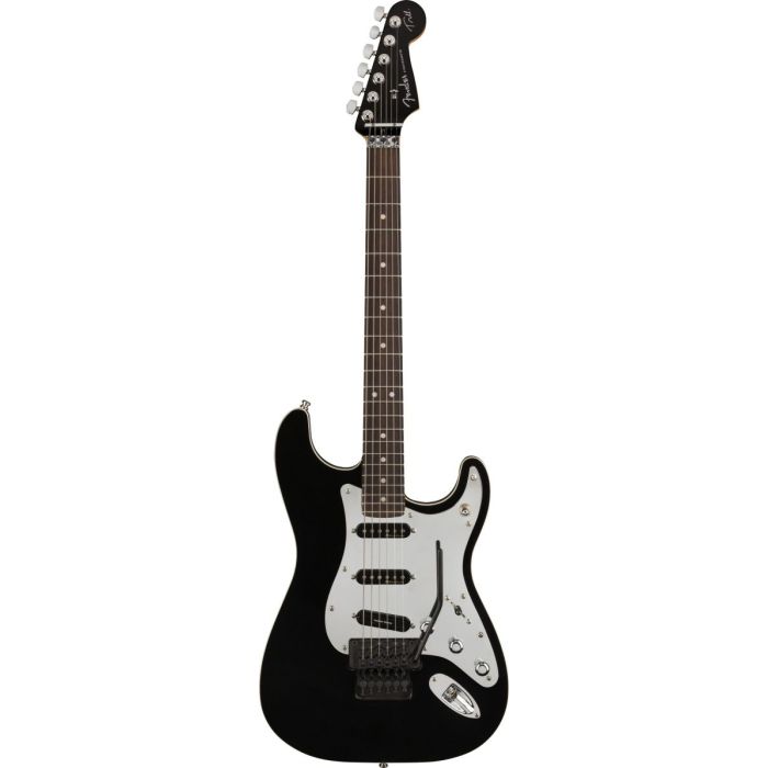 Full view of a Fender Tom Morello Stratocaster RW Black Electric Guitar