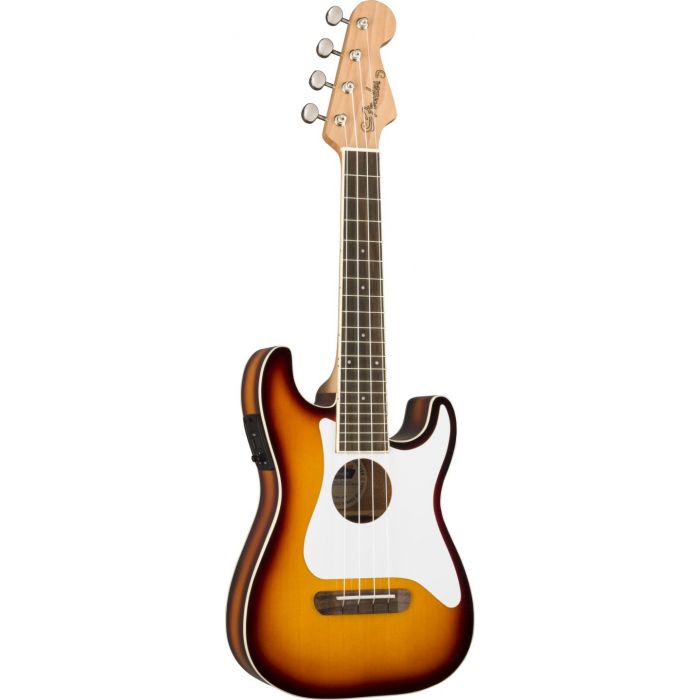 Fender Fullerton Stratocaster Uke Sunburst frtangle