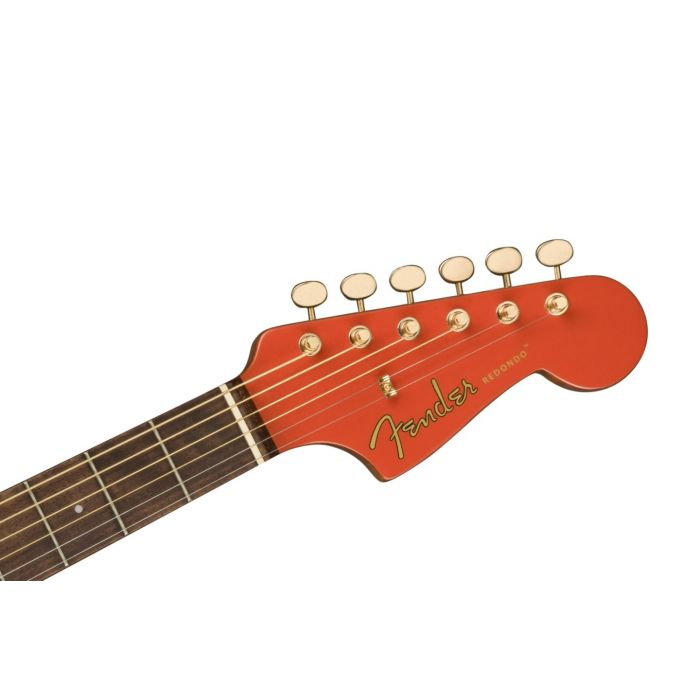 Fender LTD ED Redondo Player Fiesta Red Gold Hardware hdstckfrt