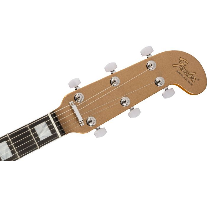 Fender Maverick Dorado Headstock