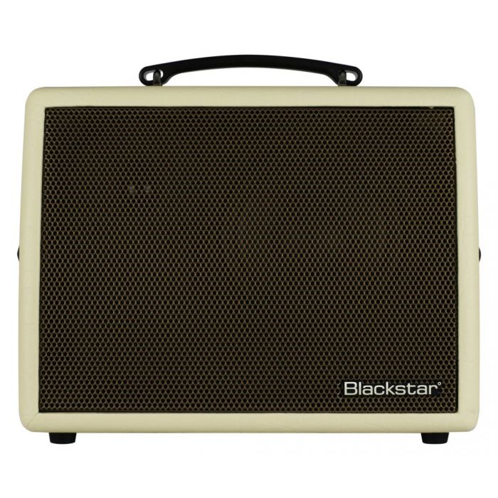 Full frontal view of a Blackstar Sonnet 60 Blonde Acoustic Guitar Amplifier