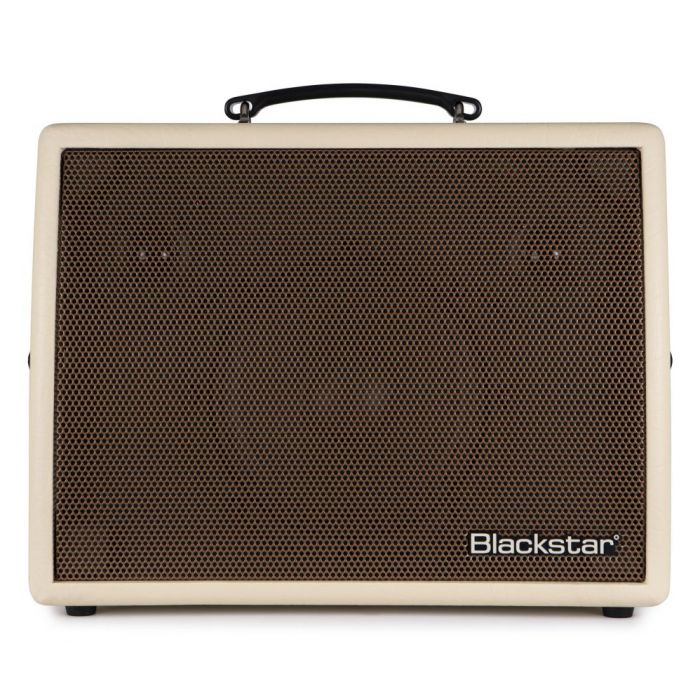 Full frontal view of a Blackstar Sonnet 120 Blonde Acoustic Combo Amplifier