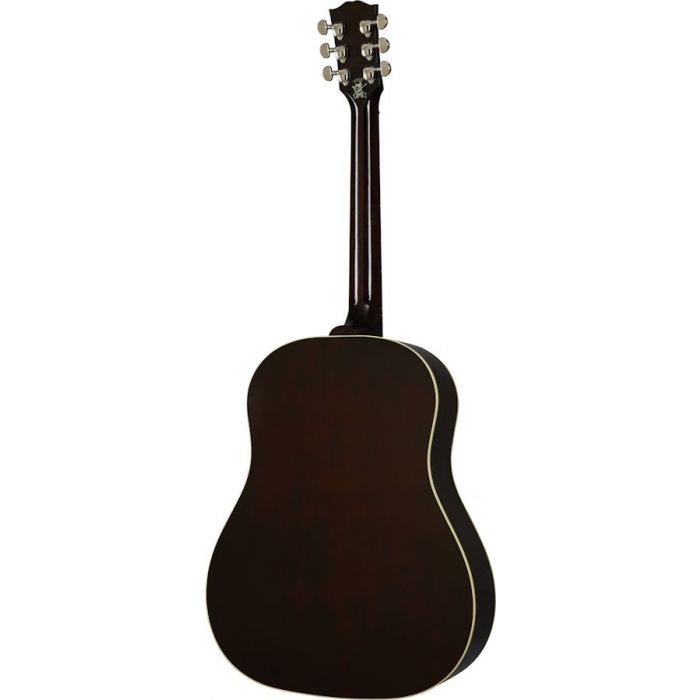 Full rear view of a Gibson Slash J-45 November Burst Electro Acoustic Guitar