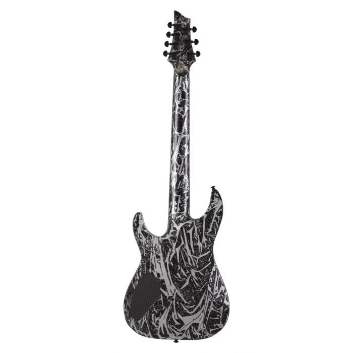 Back of Schecter C-7 Multiscale Silver Mountain