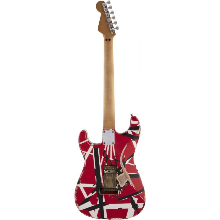 Back of EVH Striped Series Frankie Electric Guitar