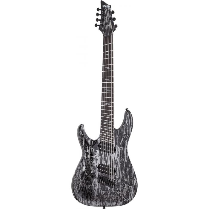 Schecter C-7 Multiscale Silver Mountain Left Handed 7-String Guitar