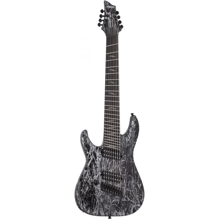 Schecter C-8 Multiscale Silver Mountain LH 8-String Electric Guitar