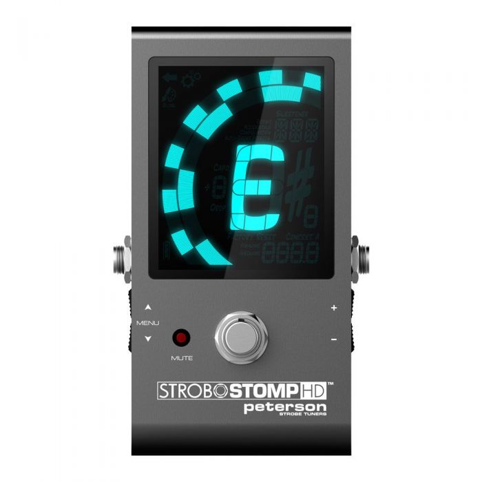 Peterson StroboStomp HD Compact Tuner with Blue screen