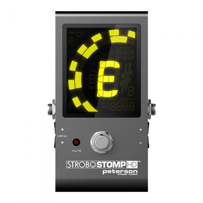 Peterson StroboStomp HD Compact Tuner with Yellow screen
