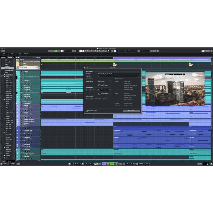 Cubase 10.5 Video Exporting From DAW
