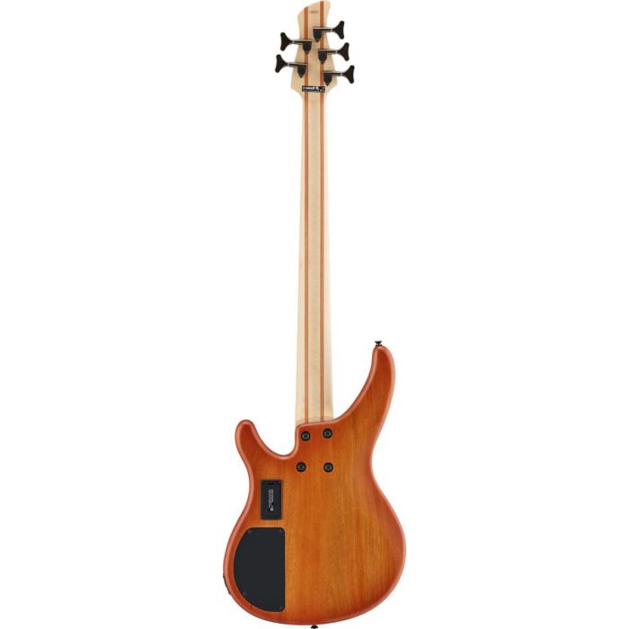 Yamaha TRBX505 5-String Bass Guitar Brick Burst Rear