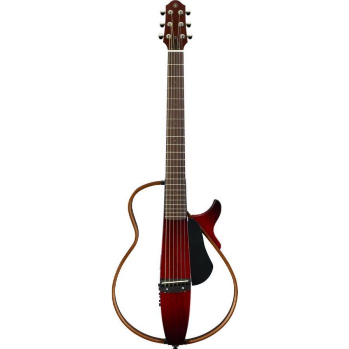 Yamaha SLG200S Silent Guitar Crimson Red Burst Front