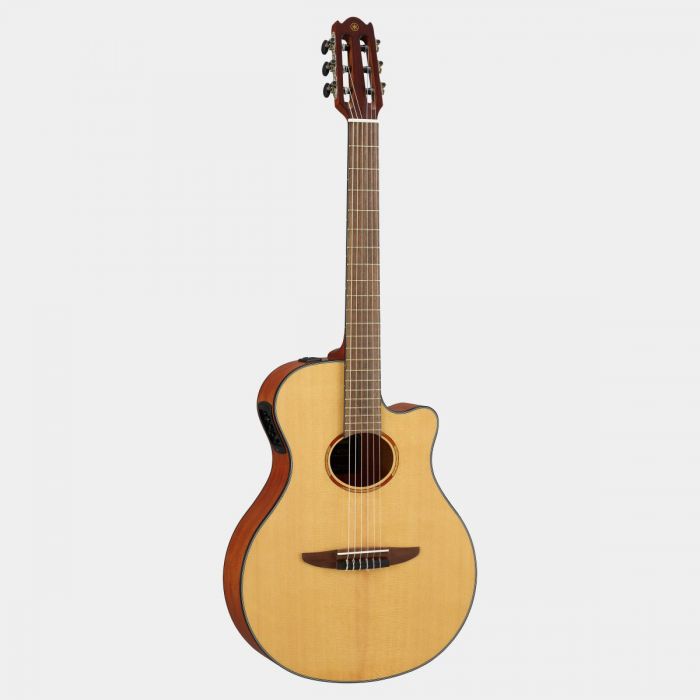 Yamaha NTX1 Electro Acoustic Nylon Guitar in Natural Angle