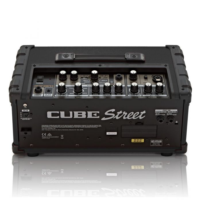 Roland Cube Street Amp in Black Rear View