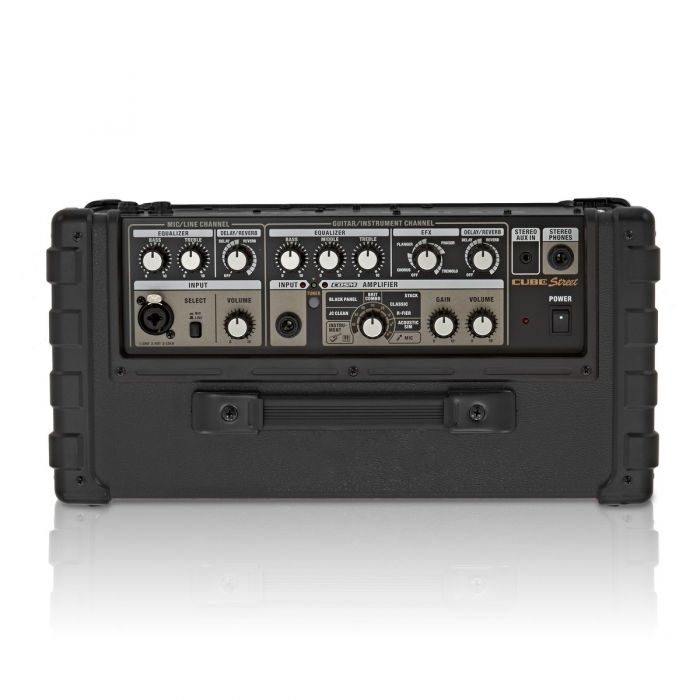Roland Cube Street Amp in Black Top View