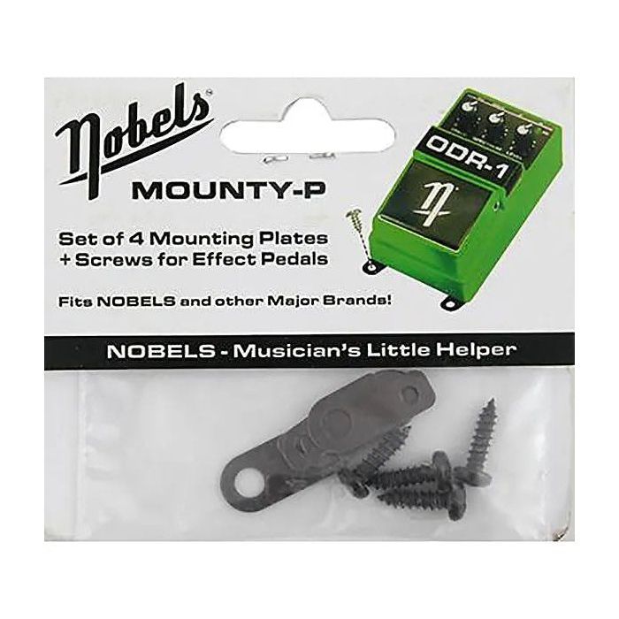 Packaged Nobels Mounty-P Set Pedal Mounting Plates