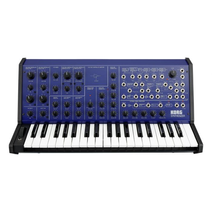 Korg MS-20 FS Monophonic Synthesizer, Blue Front