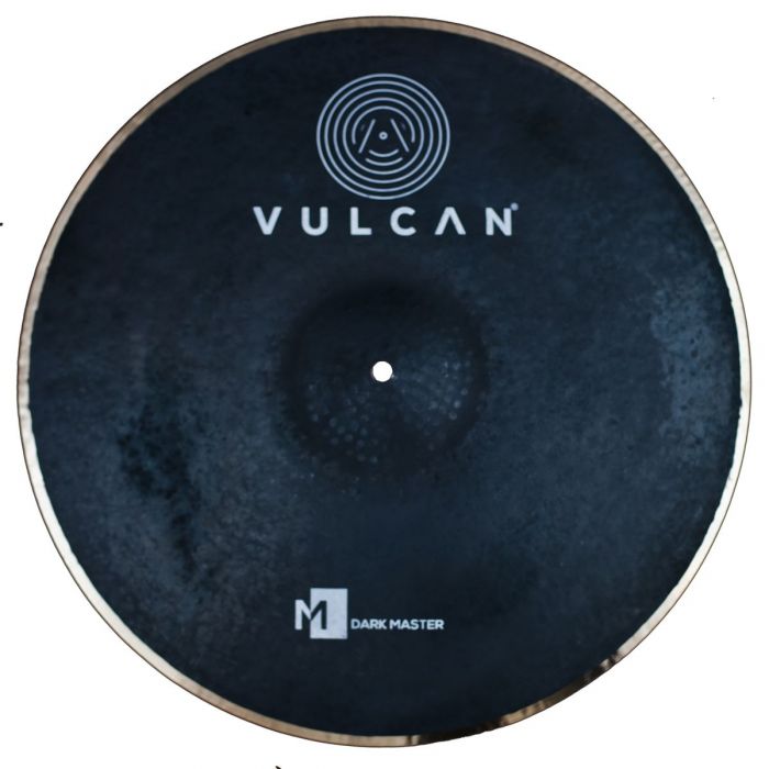 Top down view of a Vulcan Dark Master 21 inch Ride Cymbal