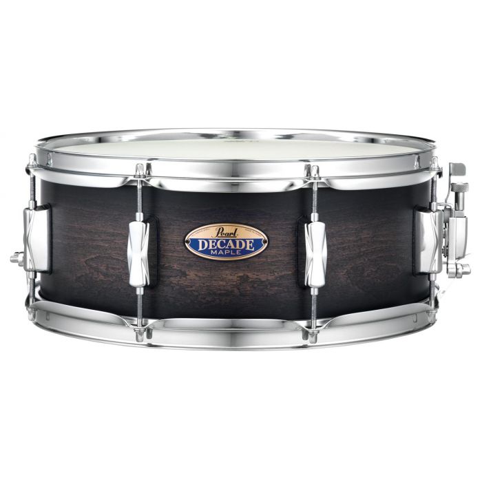 Pearl Decade Maple Snare Drum Satin Black Burst 14 x 5.5