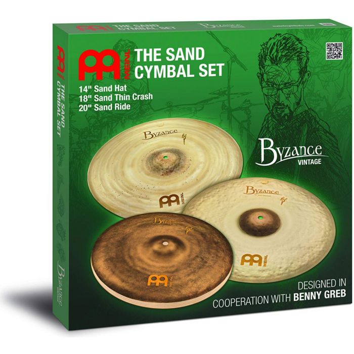 Meinl Byzance Vintage Benny Greb Sand Cymbal Set