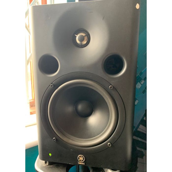 Front angled view of a B Stock Yamaha MSP7 130w Powered Studio Monitor