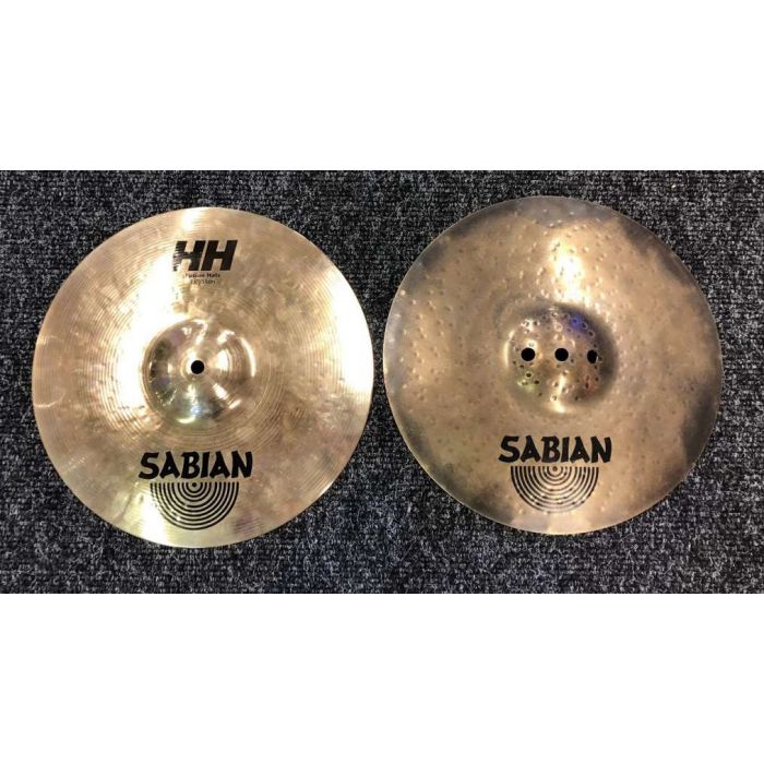 B Stock Sabian HH 13 Fusion Hi Hats Cymbal Top View