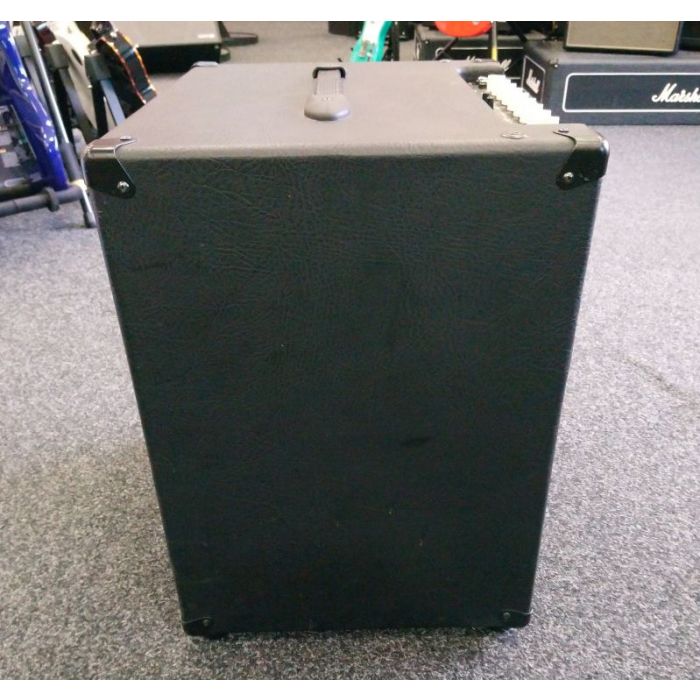 Side-on view of a B-Stock Ashdown AAA 120 15T 120w Bass Combo