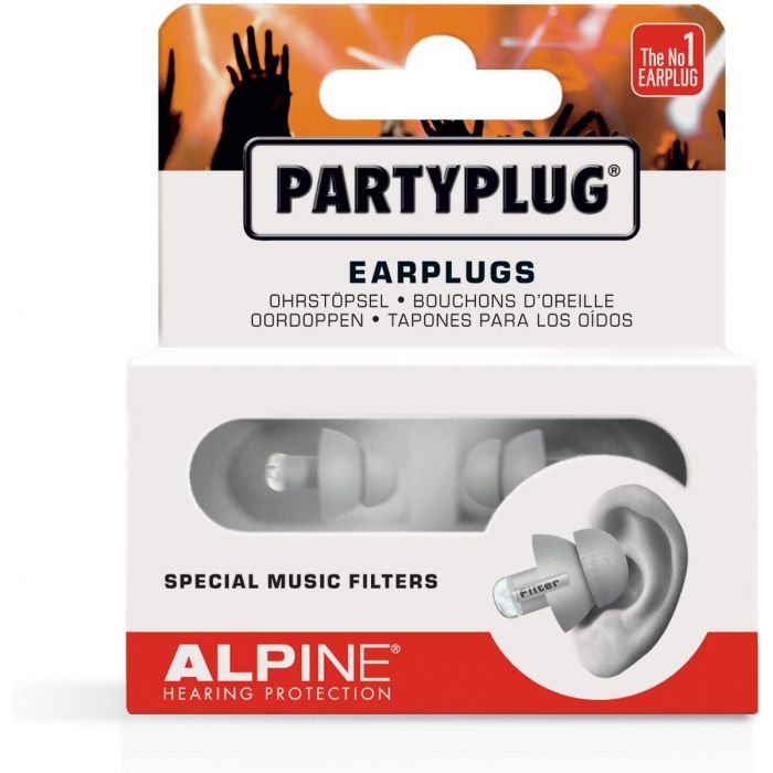 Alpine PartyPlug Ear Plugs in Packaging